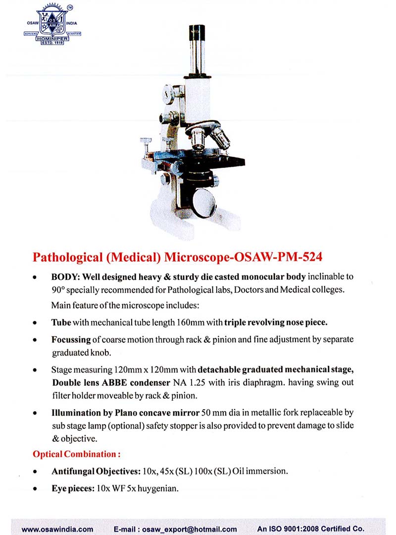 pathological medical microscope